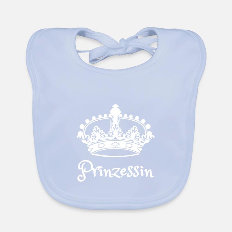 Prinzessin Krone Baby Bio-Lätzchen