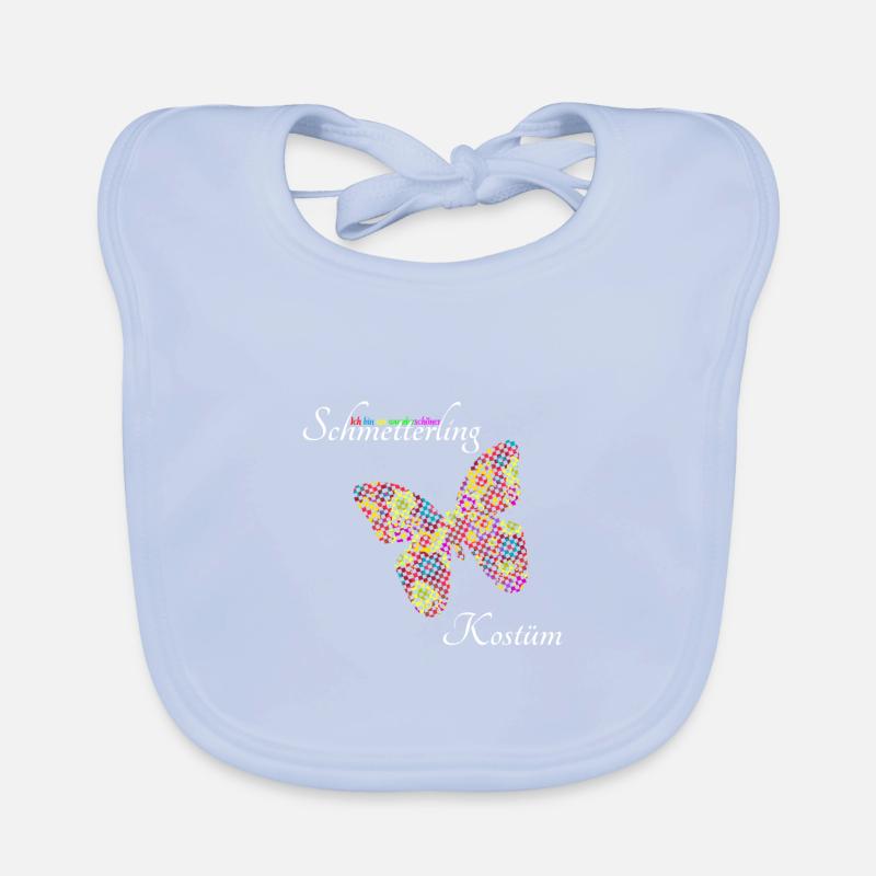 Ich bin ein wunderschöner Schmetterling Kostüm Baby Bio-Lätzchen