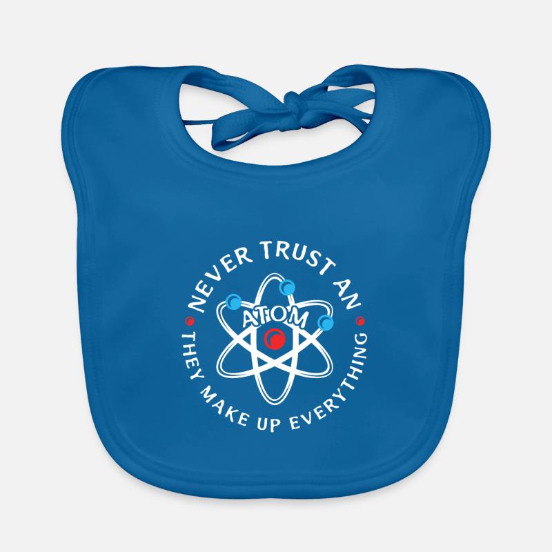 Nerd - Baby Bio-Lätzchen - Pfauenblau