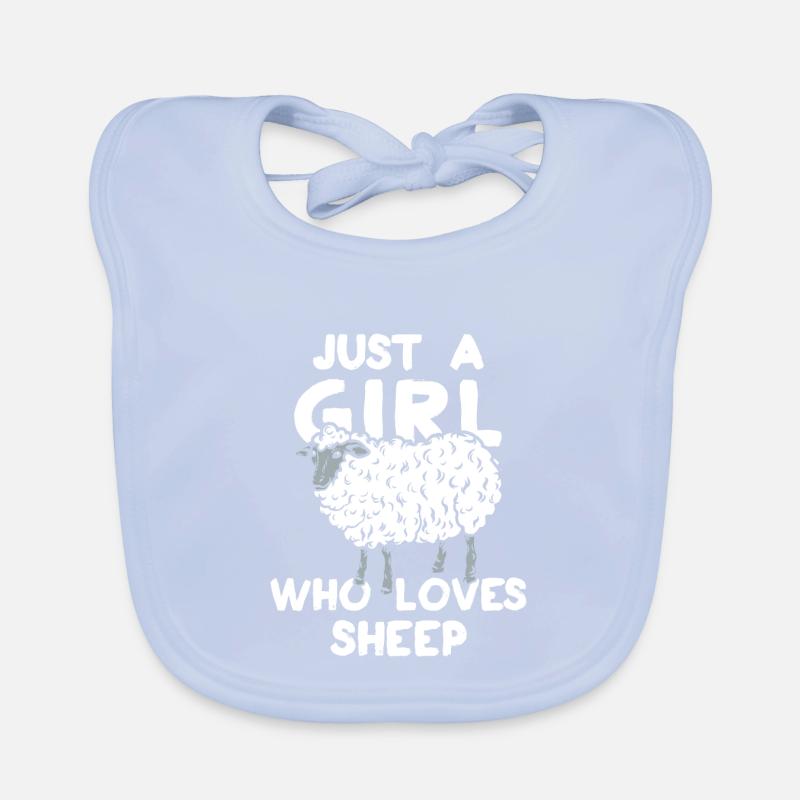 Schaf Baby Bio-Lätzchen