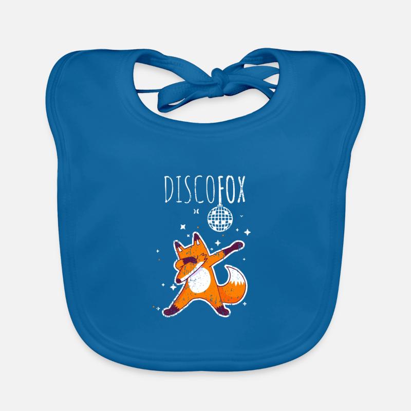 Discofox dance fox for dancers to dance Organic Baby Bibs