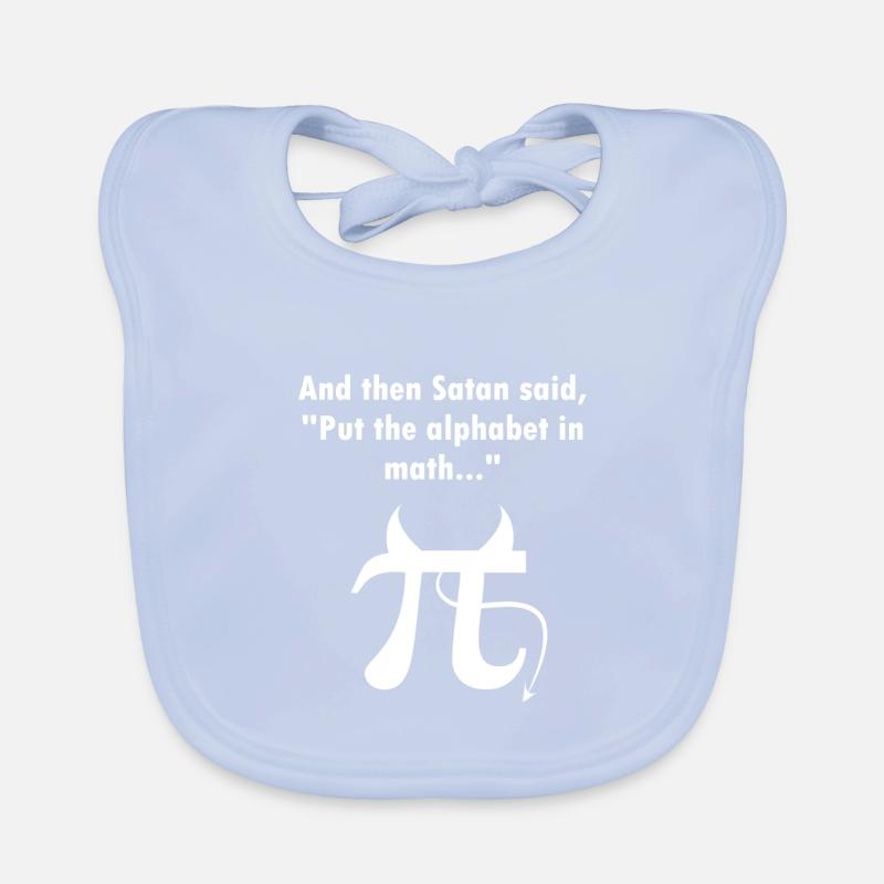 Math Satan Pi Mathematics Mathematician Science Organic Baby Bibs