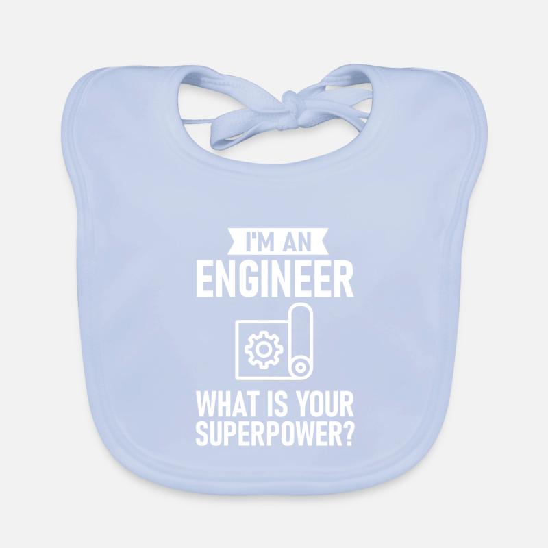 Engineer gift civil engineer mechanical engineering job Organic Baby Bibs