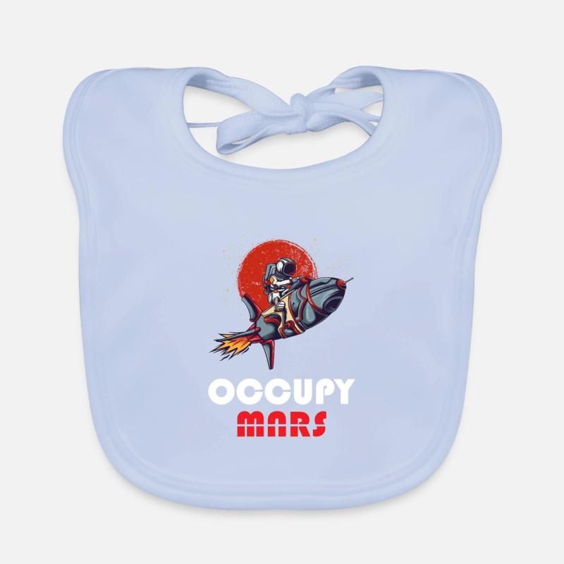 Occupy Mars - Exploration spatiale Mars Bavoir bio Bébé