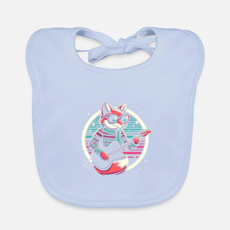 Fuchs Electric Guitar Organic Baby Bibs