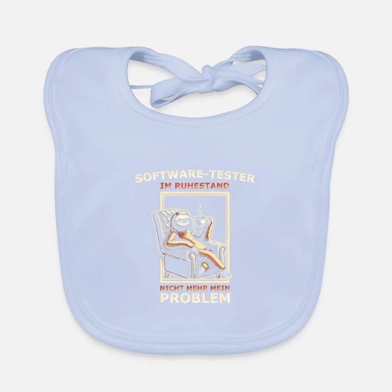 Softwaretester - Ruhestand nicht mehr mein Problem Baby Bio-Lätzchen