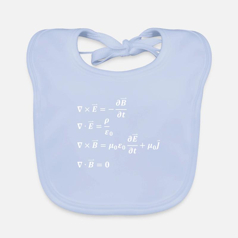 Formule de physique Équations Cadeau de physicien Bavoir bio Bébé