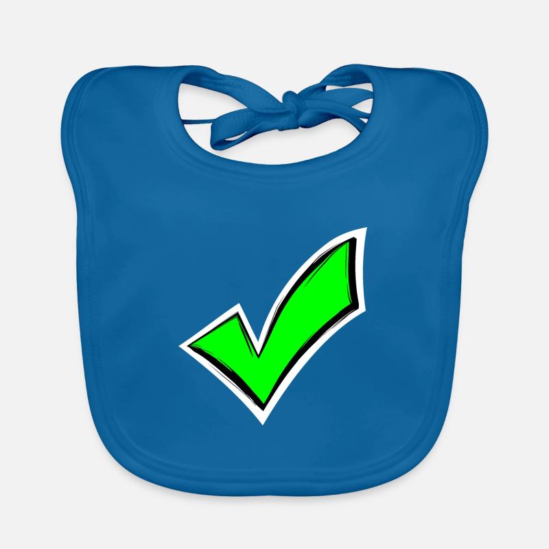 Tick chop colored seen Organic Baby Bibs