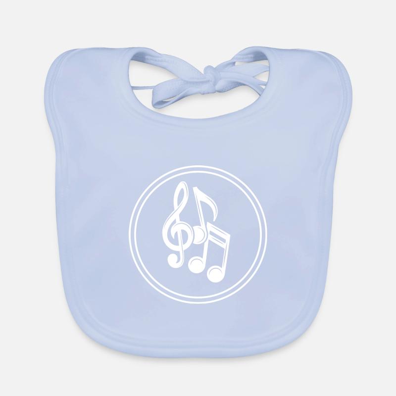 Notes de musique Bavoir bio Bébé