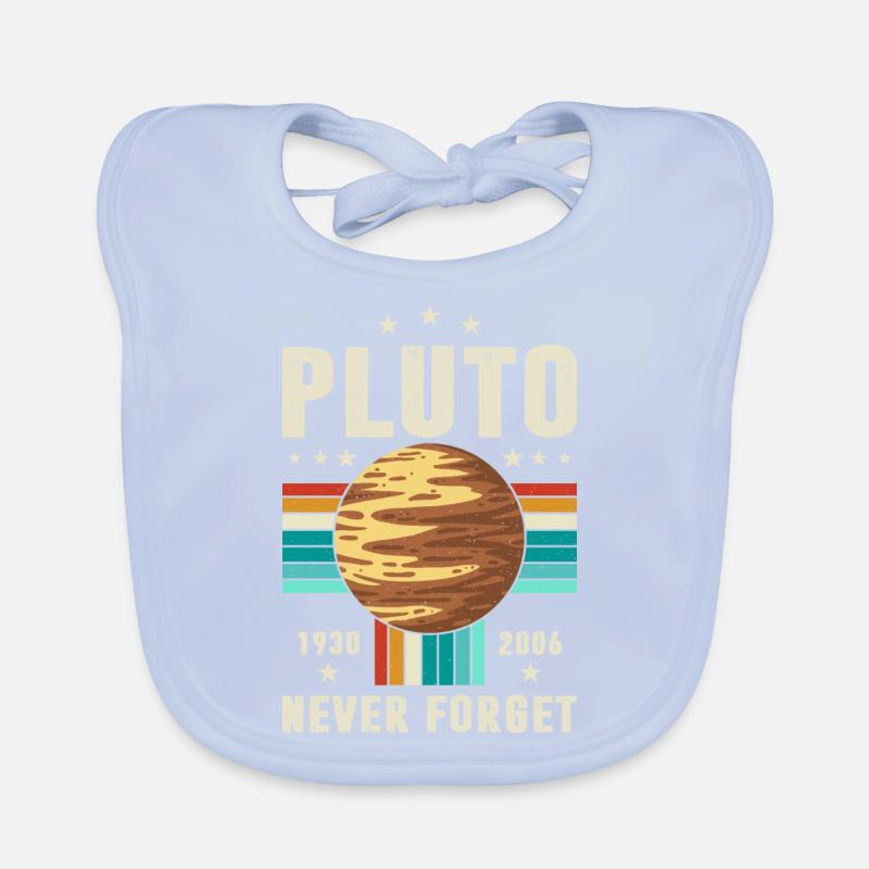 pluton n’oublie jamais Graphique Bavoir bio Bébé