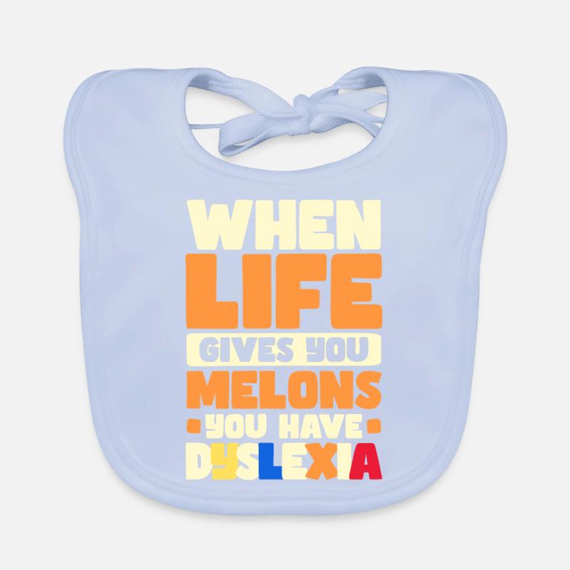 Dyslexique Bavoir bio Bébé