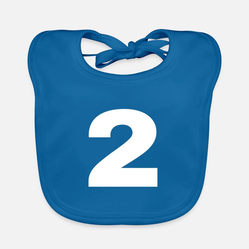Number 2 Organic Baby Bibs