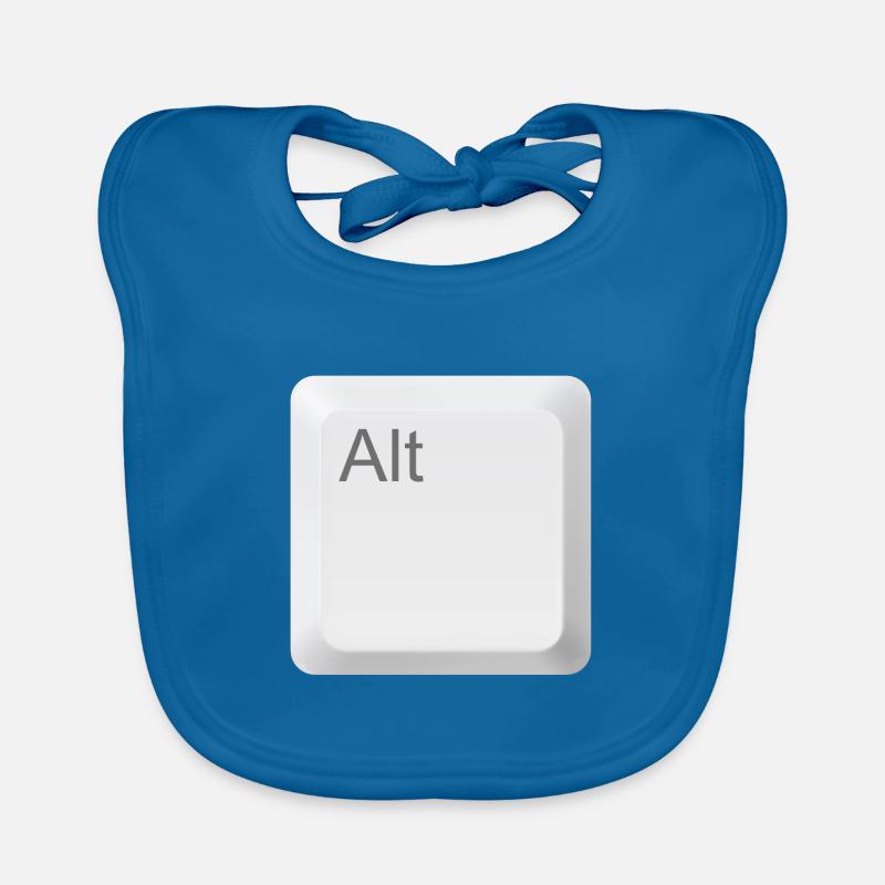 11 o keyboard alt key Organic Baby Bibs