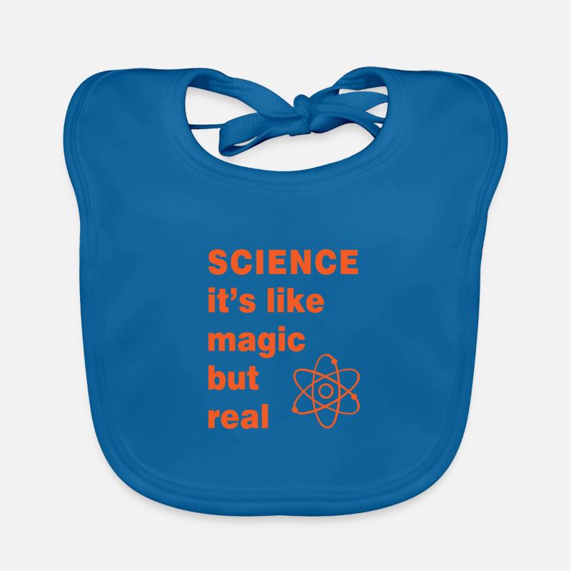 Science magic gift saying physics school Organic Baby Bibs
