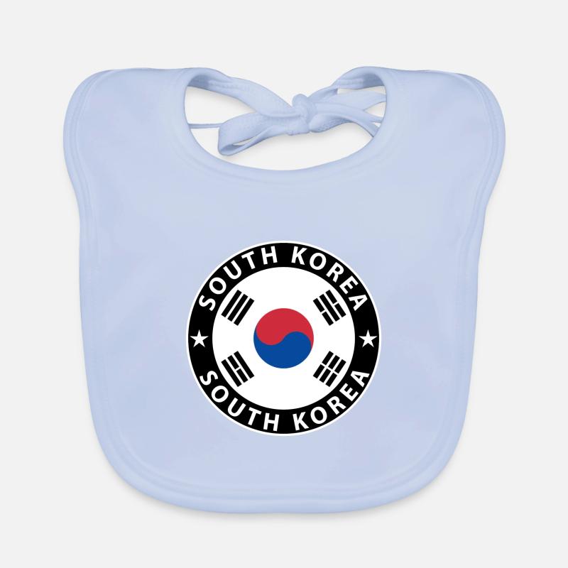 Corée du Sud Bavoir bio Bébé