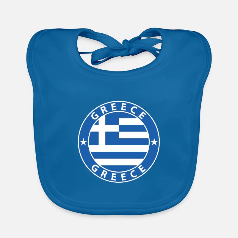 Grèce Bavoir bio Bébé