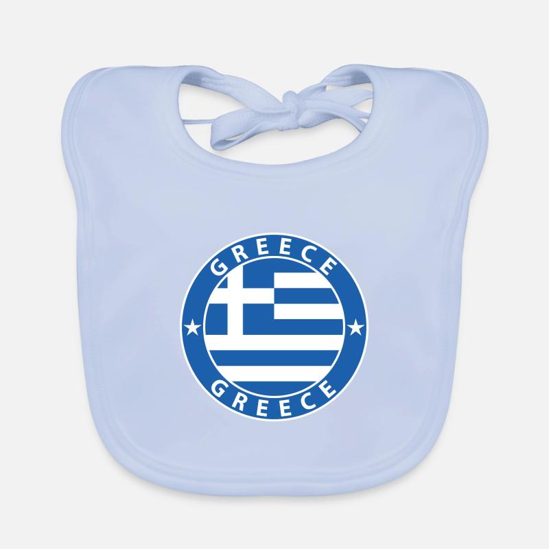 Grèce Bavoir bio Bébé
