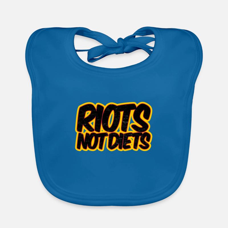 Riots not Diets Organic Baby Bibs
