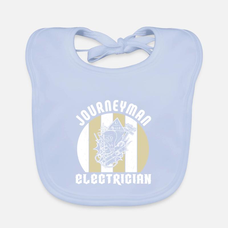 Compagnon électricien Électricien Technicien en éclairage Bavoir bio Bébé