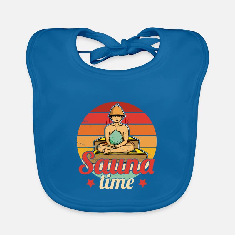 Sauna time Spa Massage Sweat room Organic Baby Bibs