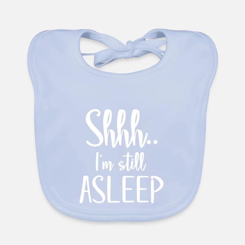 Shhh... Im Still Asleep Organic Baby Bibs