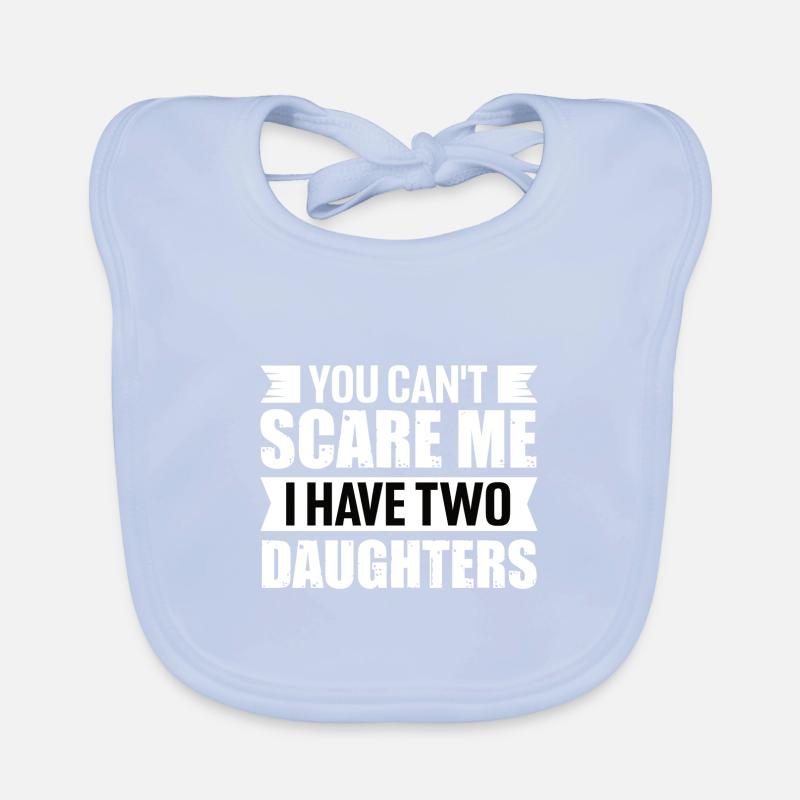 Muttertag Vatertag Mutter Vater Zwei Töchter Baby Baby Bio-Lätzchen