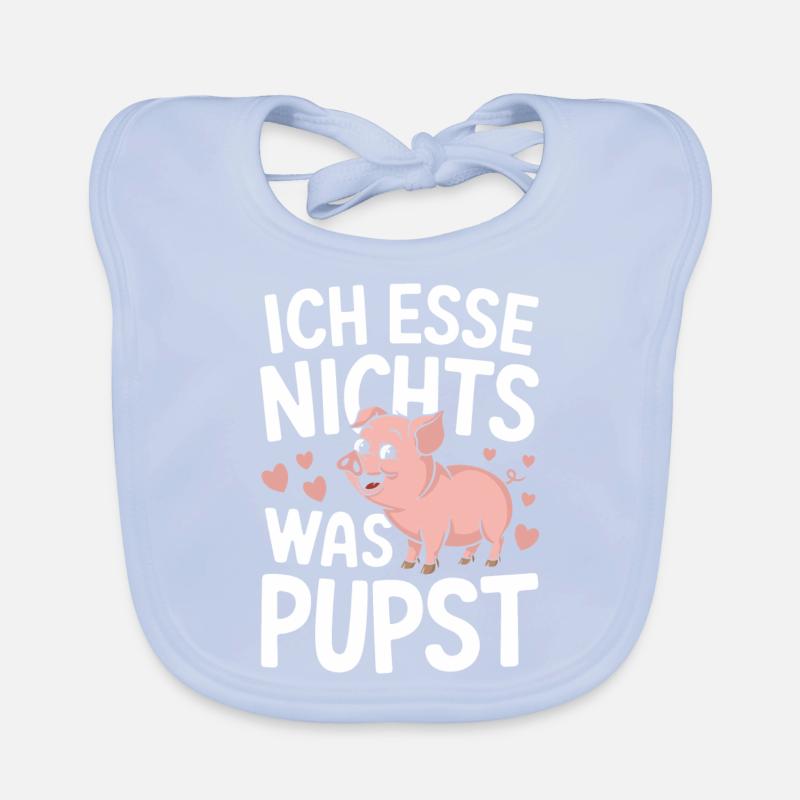 Schwein Tier Baby Bio-Lätzchen