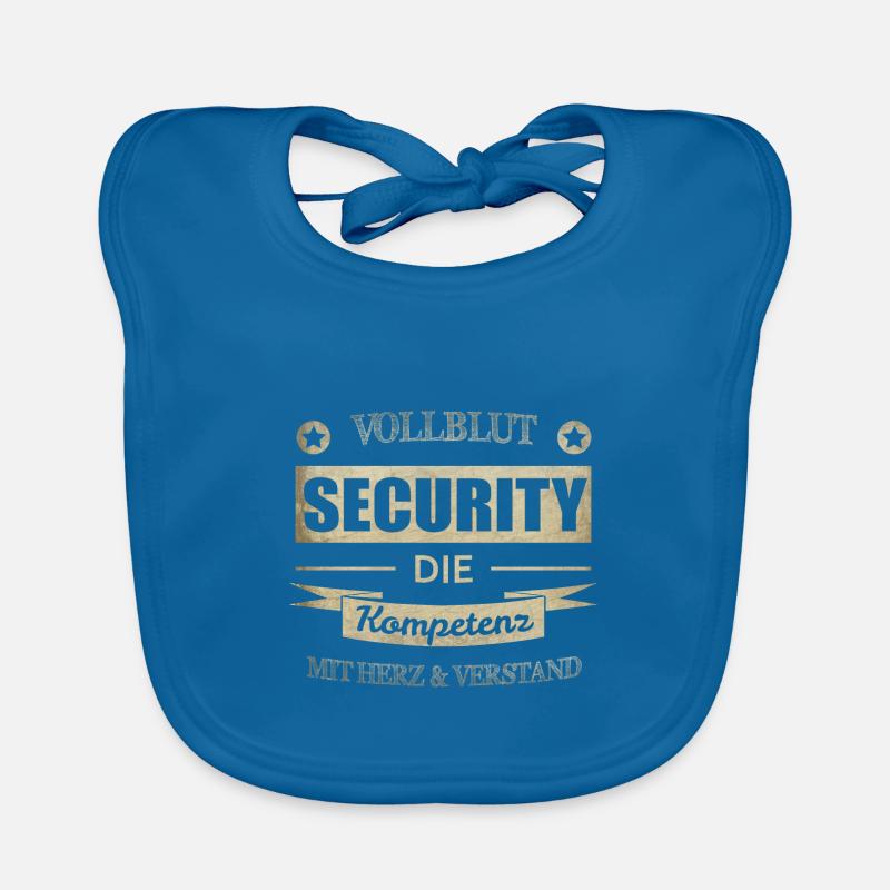 Security Spruch Baby Bio-Lätzchen