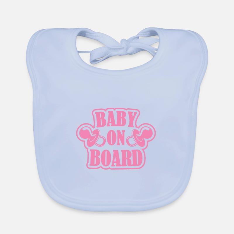 Bébé à bord Bavoir bio Bébé