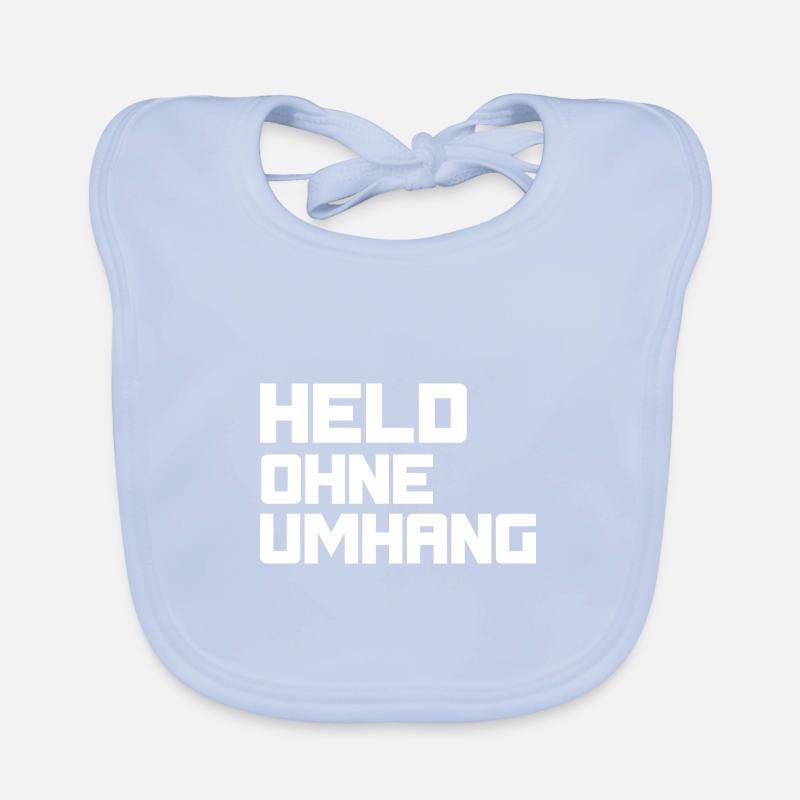 Hero without cape Organic Baby Bibs