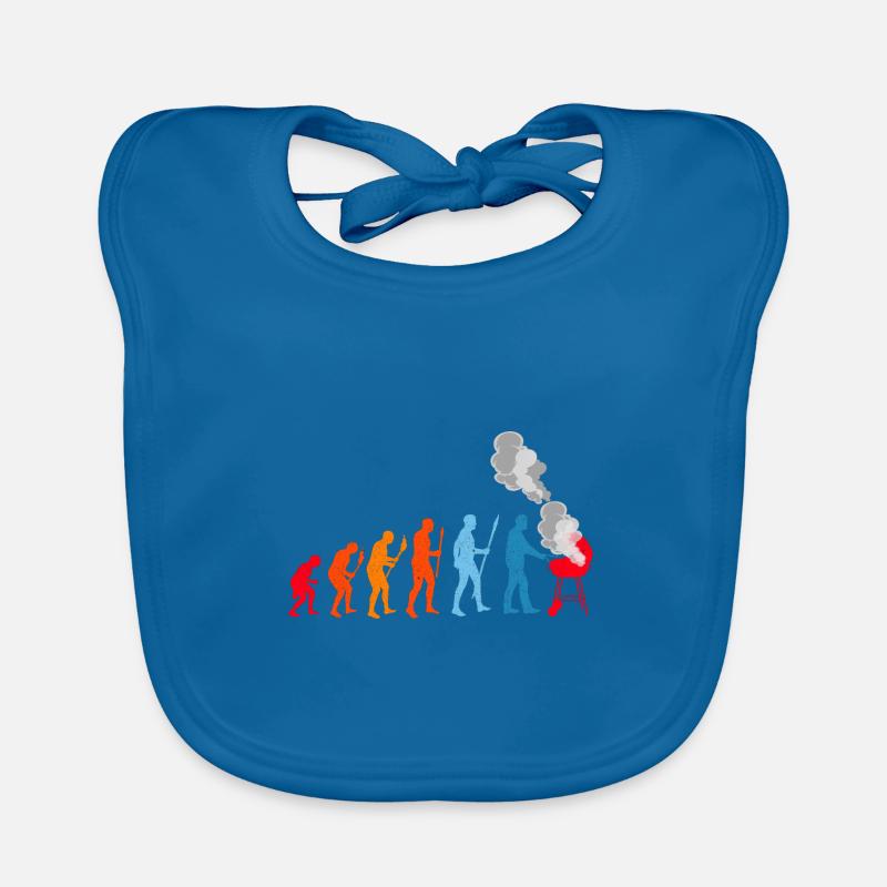 BBQ Evolution Barbecue Fleisch Grillen Baby Bio-Lätzchen