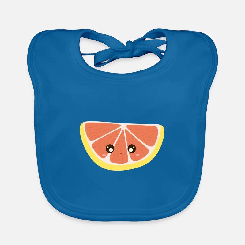 pamplemousse kawaii Bavoir bio Bébé