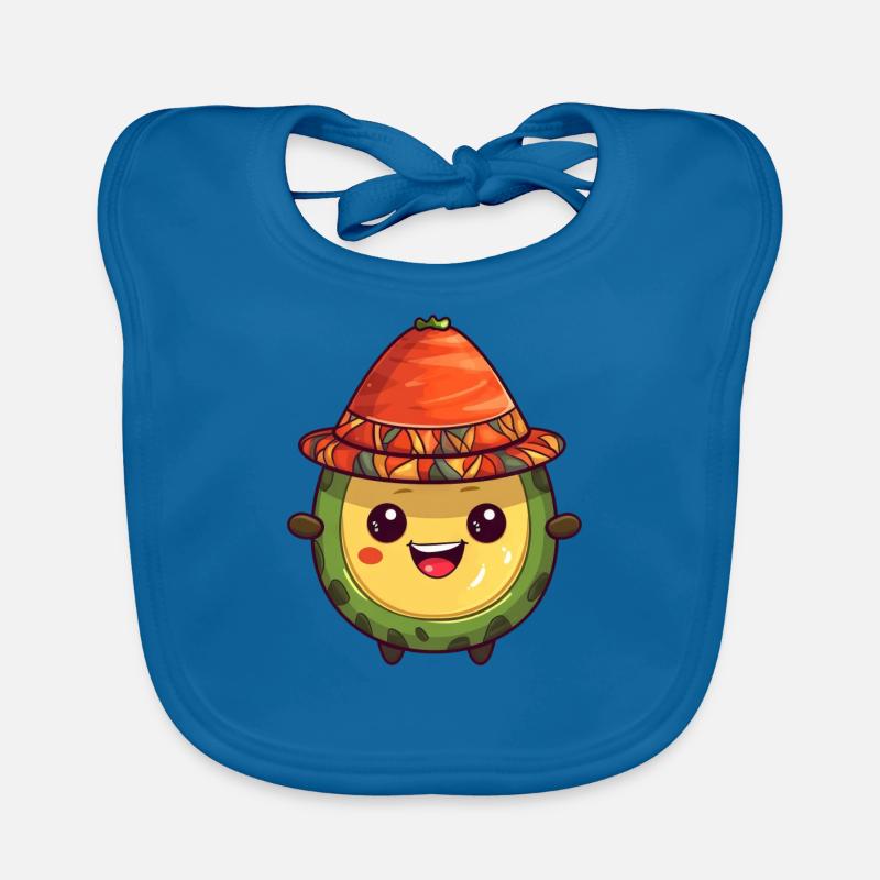 Peruvian avocado Organic Baby Bibs