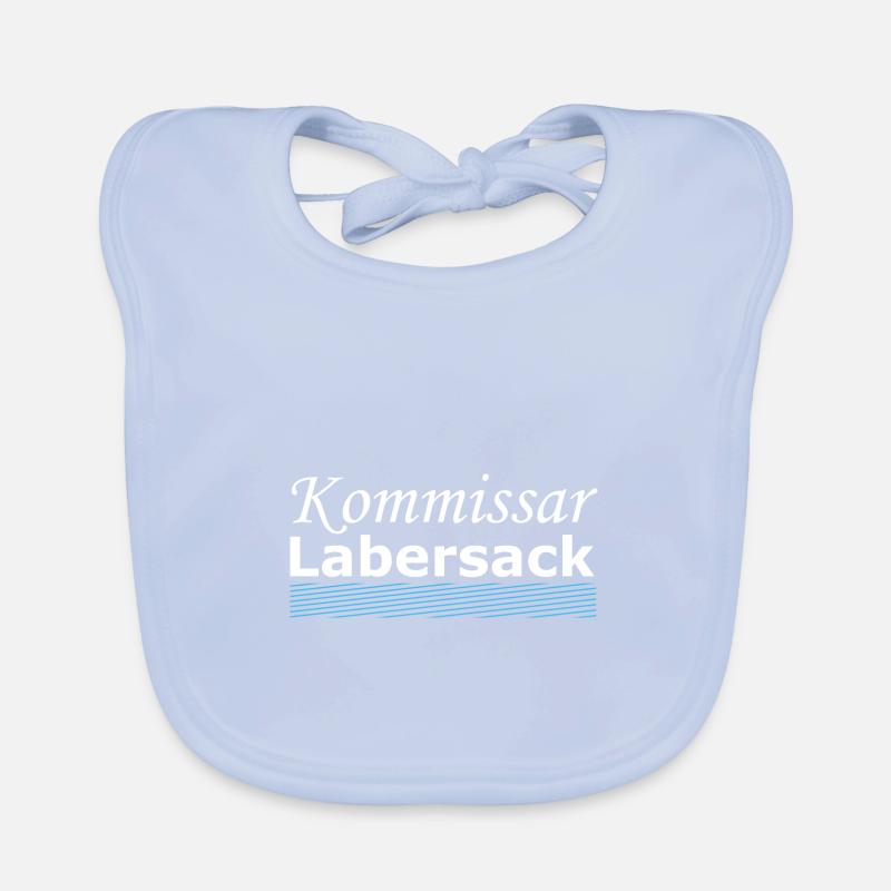 Polizei Spruch Kommissar Baby Bio-Lätzchen