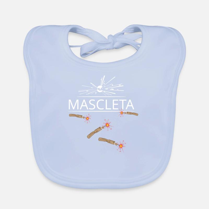 Fallas de Valencia Mascleta Piro Pyro Fireworks Baby Bio-Lätzchen