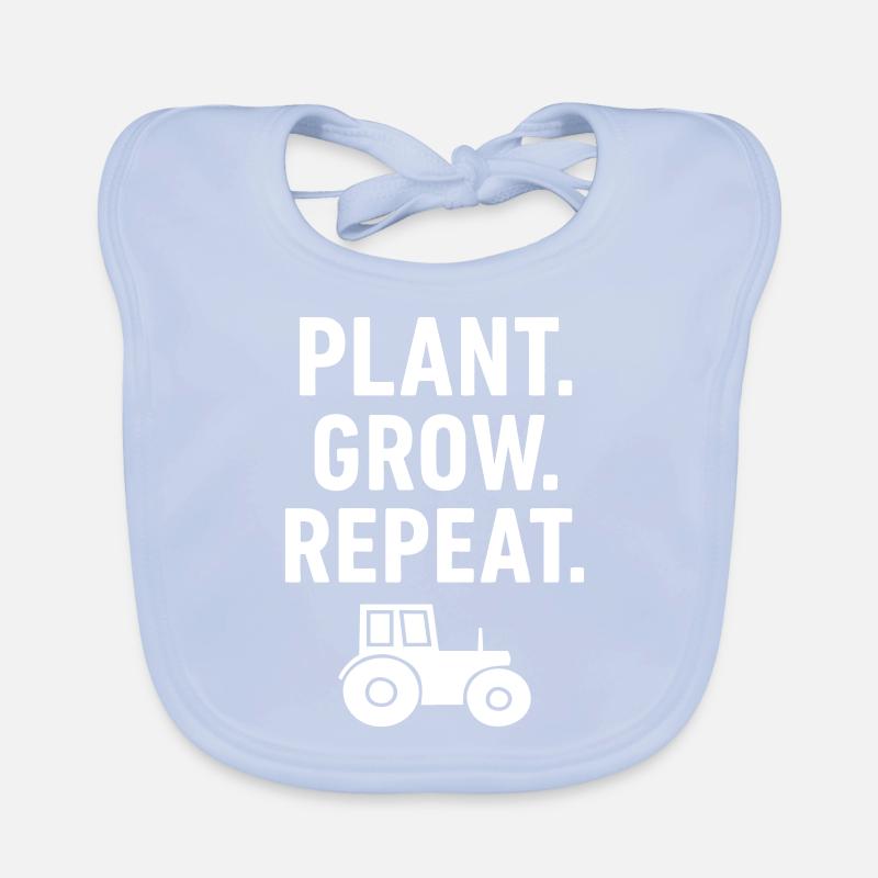 Farmer Traktoranlage Start von vorne Baby Bio-Lätzchen
