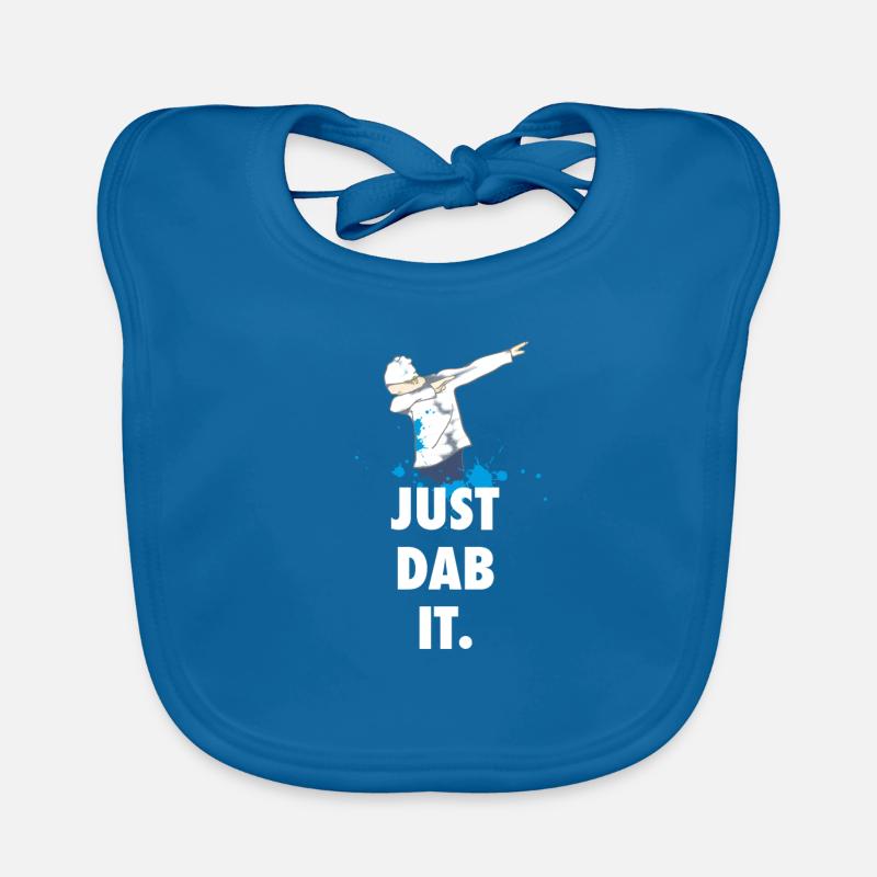 dab just dabbing touchdown fun humor panda krass Baby Bio-Lätzchen