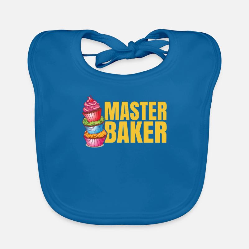 Maître boulanger - Baker Baker Baker Cupcake Bavoir bio Bébé