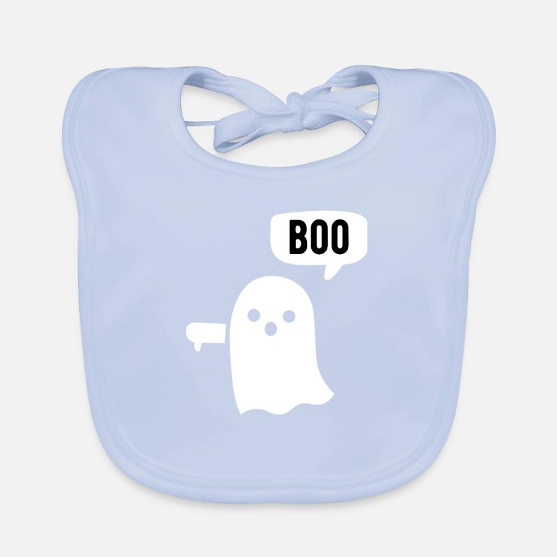 boo ghost pouces vers le bas Bavoir bio Bébé