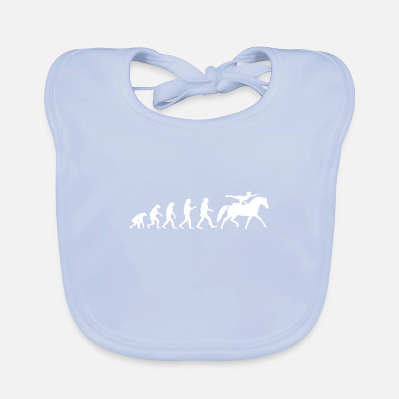 Evolution Voltigier Chevaux Équestres Voltige Bavoir bio Bébé
