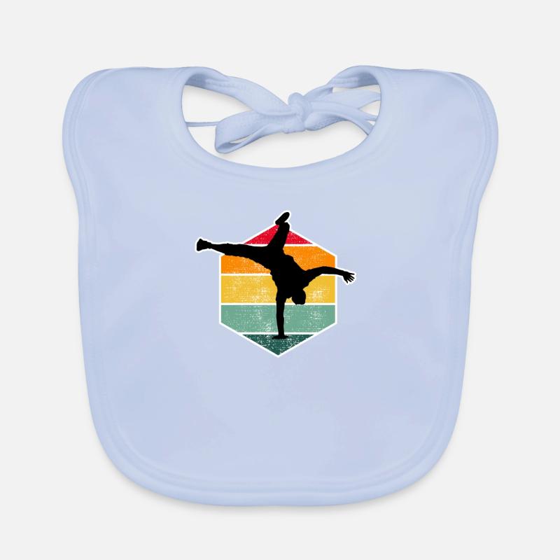 Breakdance Bboy Breakdancer Break Dance Cadeau Bavoir bio Bébé