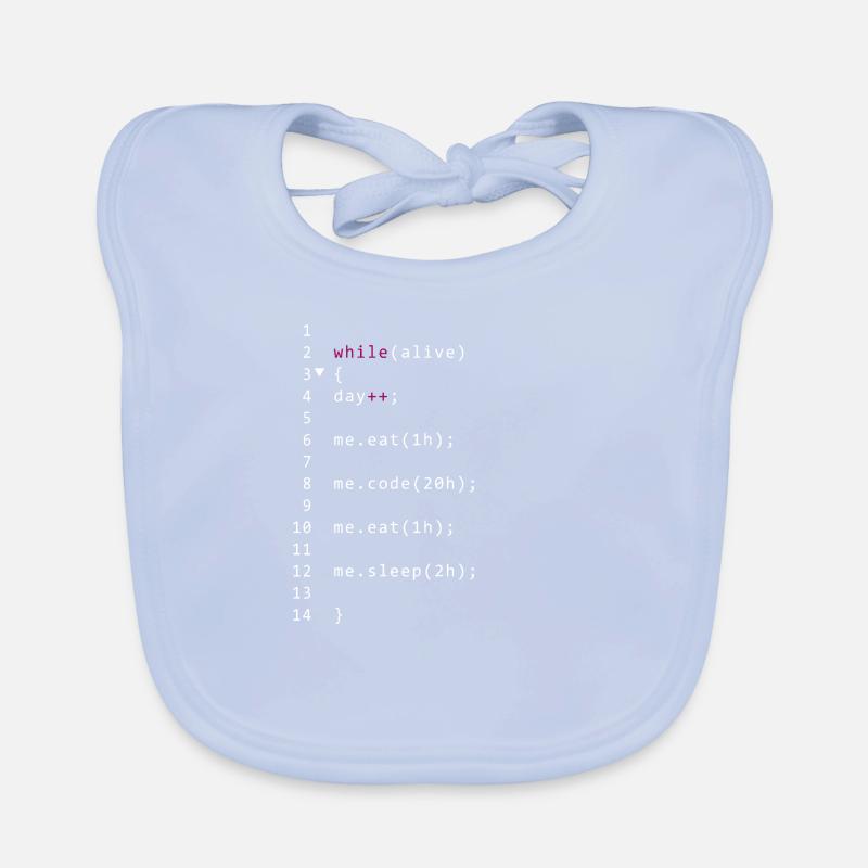Code vivant Bavoir bio Bébé