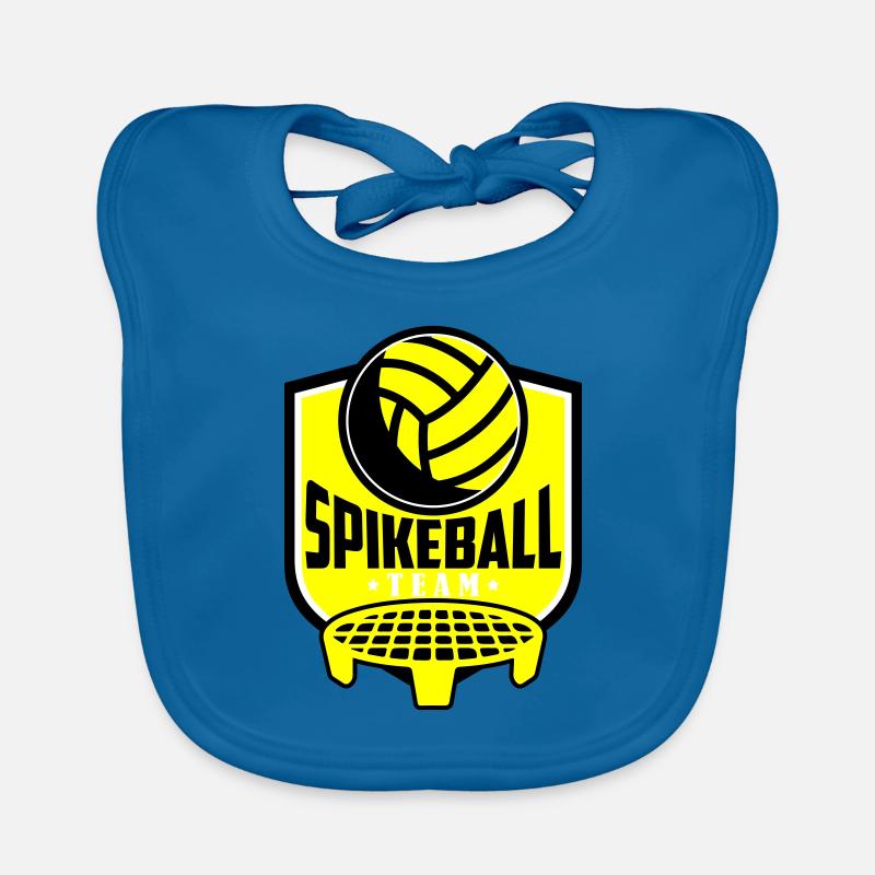 Colors can be changed | Roundnet Spikeball Team Fun Organic Baby Bibs
