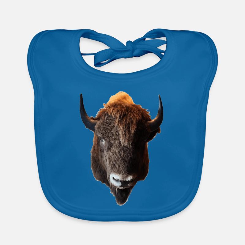 Le bison est aussi appelé buffle Bavoir bio Bébé