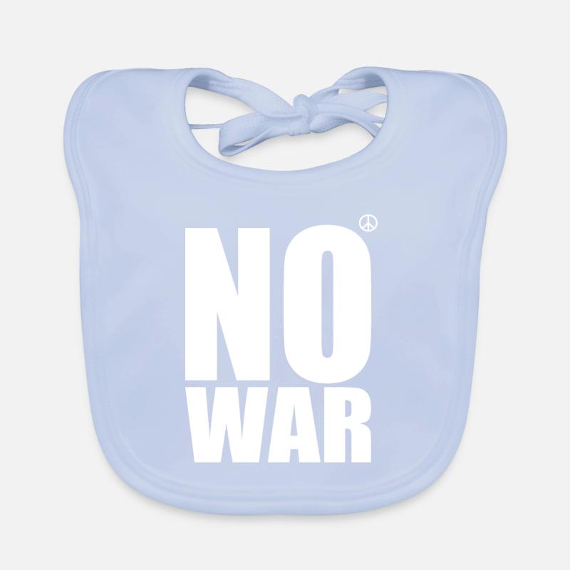 No war Bavoir bio Bébé