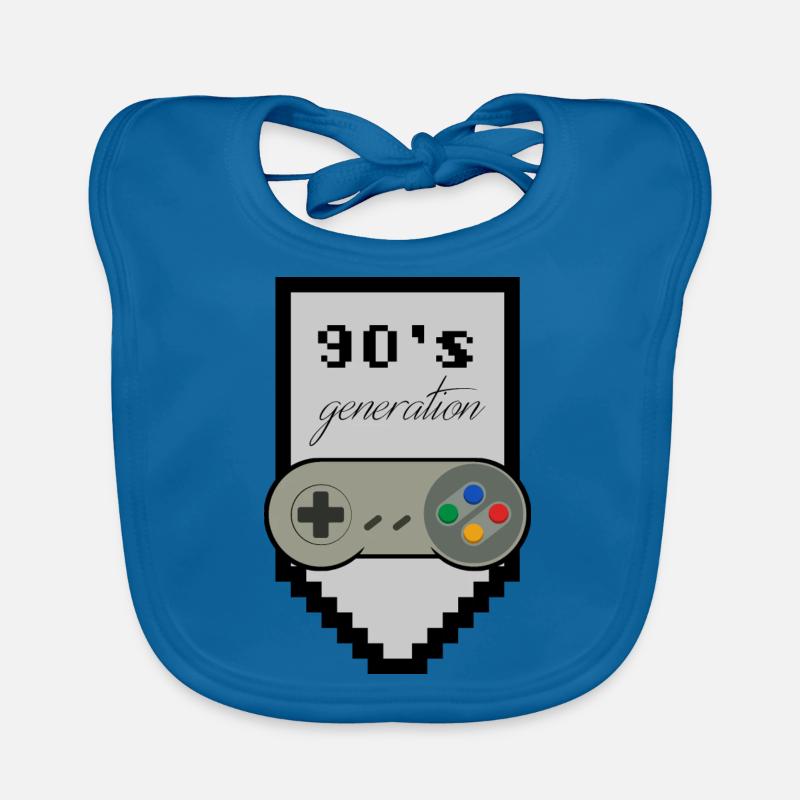 90s generation Organic Baby Bibs