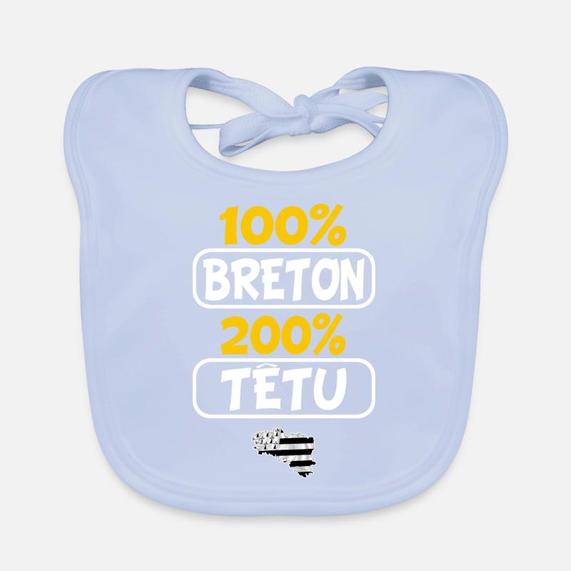 Breton stubborn Organic Baby Bibs