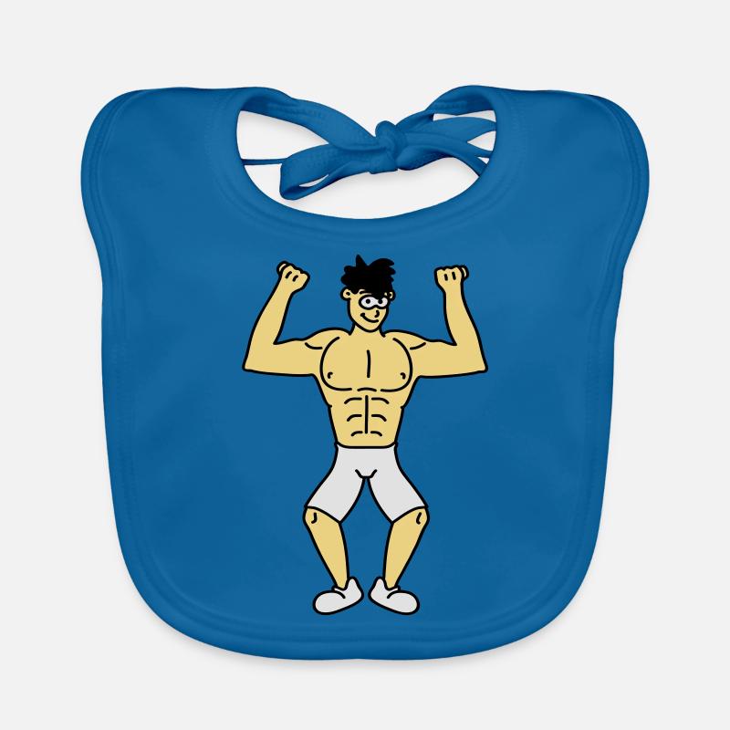 muscle_boy Bavoir bio Bébé