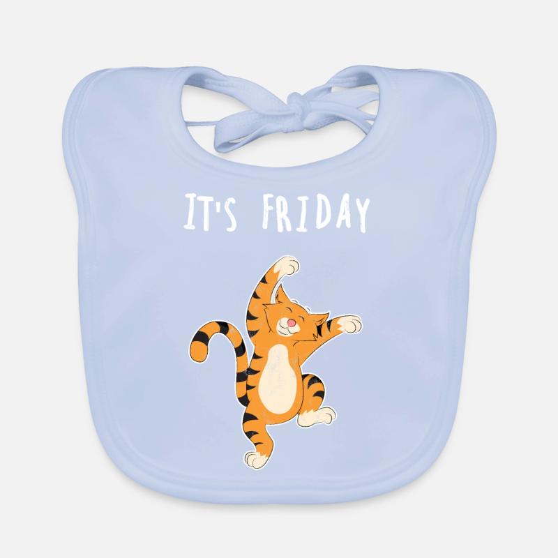 Week-end de chat vendredi Bavoir bio Bébé