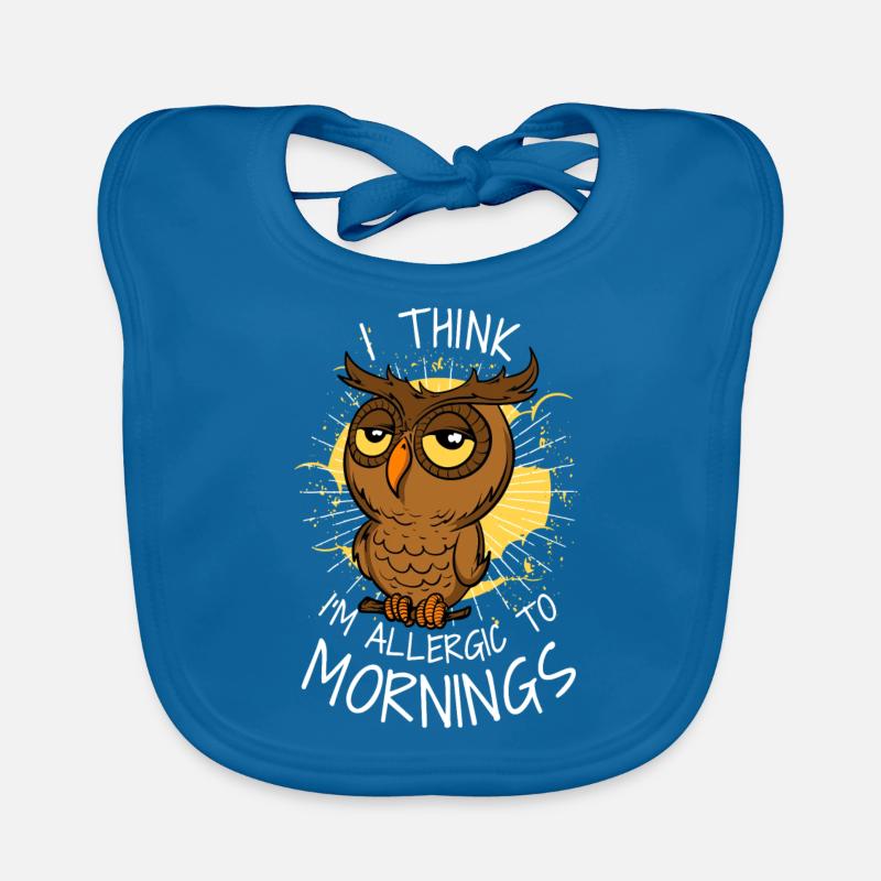 Dormir le matin en dormant cadeau du lundi matin Bavoir bio Bébé